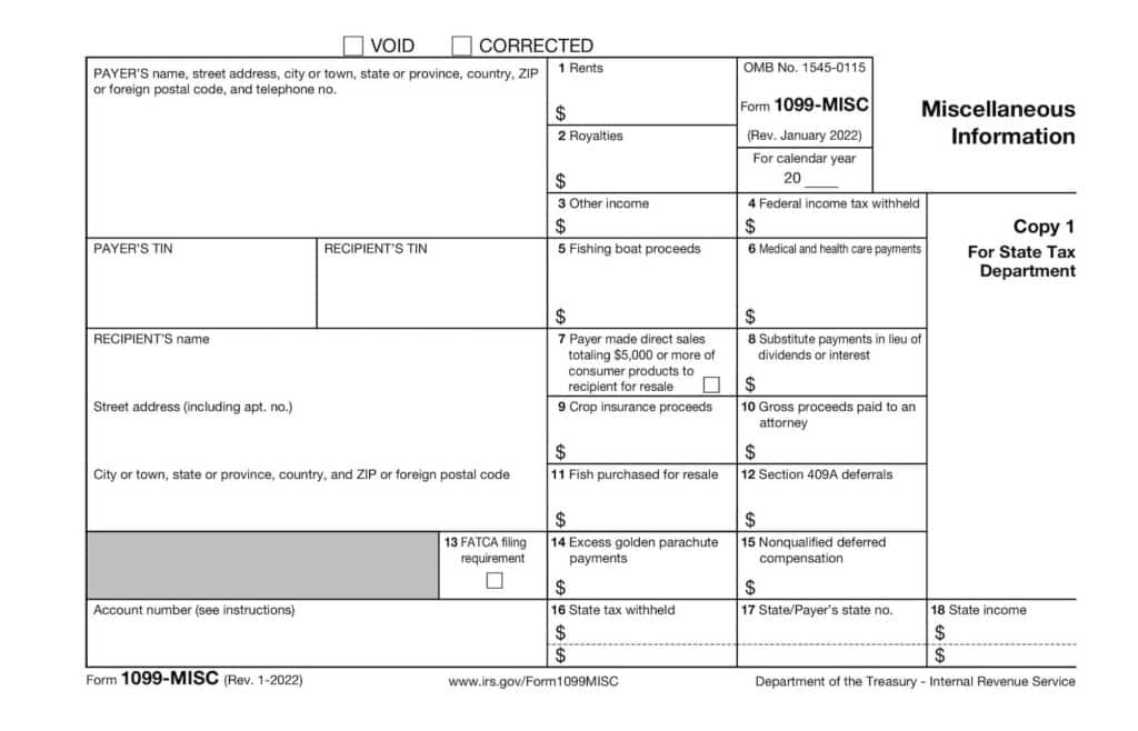 Form 1099 MISC VS Form 1099 NEC 2022 Business Tax Settlement